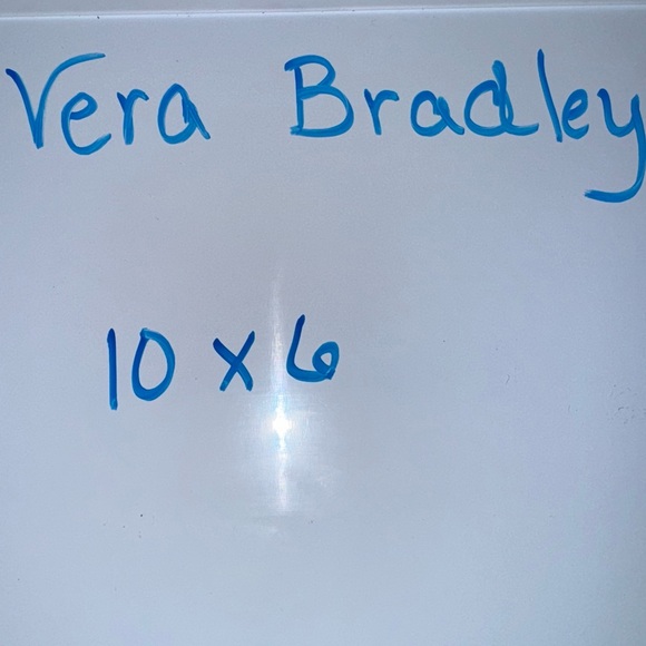 Vera Bradley Quilted Floral Crossbody Purse Shoulder Bag Zip Top 10x6 NWOT - Picture 8 of 8